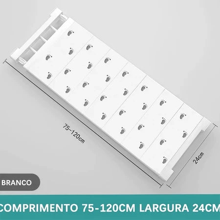 Prateleira Ajustável Multiuso Aço Inoxidável