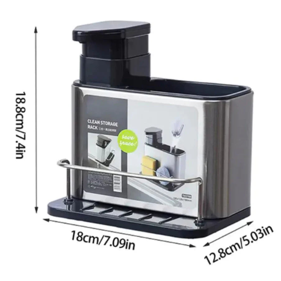 Dispenser de Detergente com Organizador