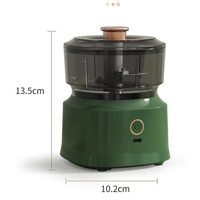 Mini Triturador Elétrico Recarregável USB 230ml – Moedor e Processador