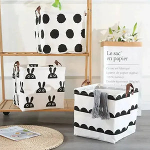 Cesto Organizador Multiuso Dobrável (Kit)