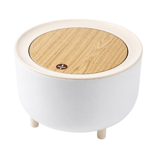 Mini Lixeira de Mesa com Tampa