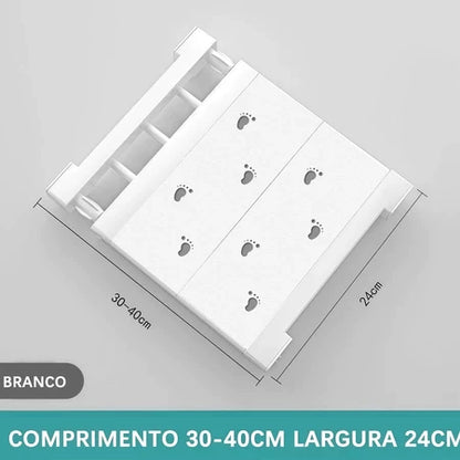 Prateleira Ajustável Multiuso Aço Inoxidável