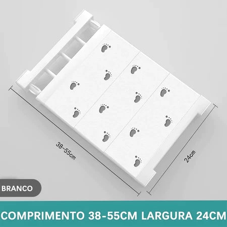 Prateleira Ajustável Multiuso Aço Inoxidável