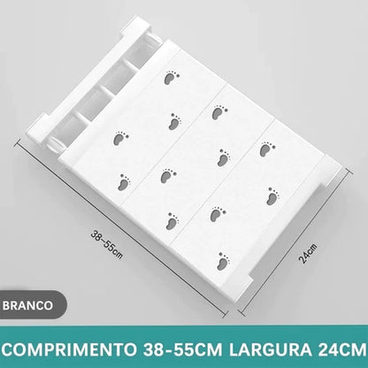 Prateleira Ajustável Multiuso Aço Inoxidável