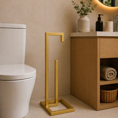 Suporte De Papel Higiênico Tubo de Chão Housee