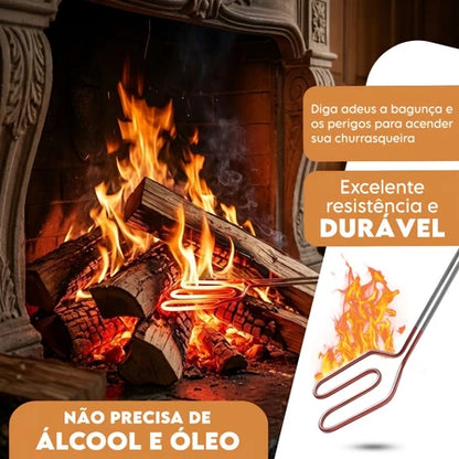 Acendedor Elétrico Churrasqueira 1200W