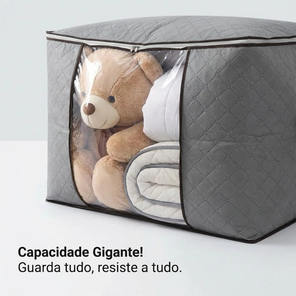 Organizador de Roupas com Visor Transparente – Proteção, Organização e Praticidade para seu Guarda-Roupa