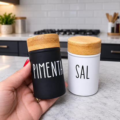 Kit Galheteiro de Cerâmica com 5 Peças
