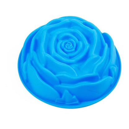 Forma para Bolo de Silicone Formato Rosa