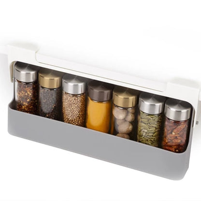 Organizador Porta Temperos Embutido com 6 Potes para Cozinha