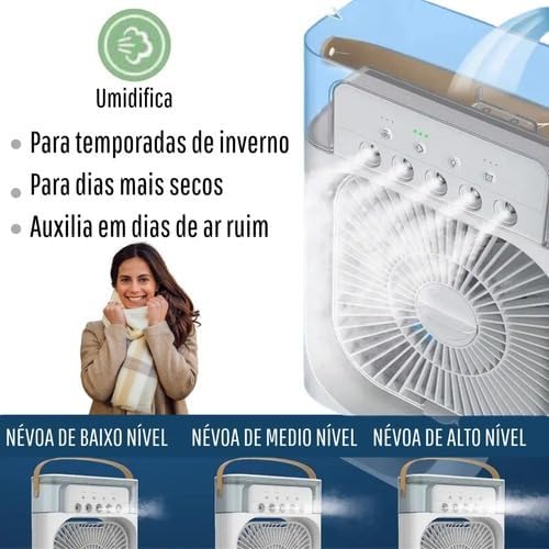 Climatizador de Ar Água e Gelo