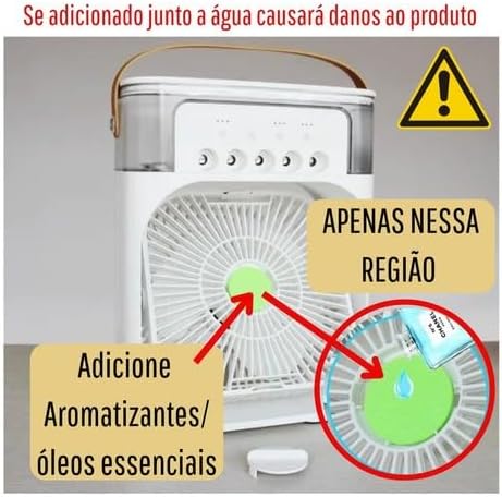 Climatizador de Ar Água e Gelo