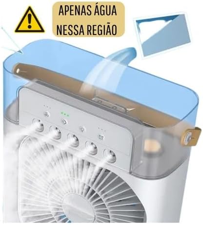 Climatizador de Ar Água e Gelo