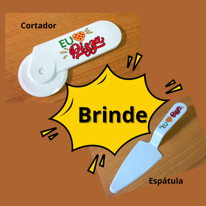 Pratos Melamina Fatia De Pizza ( Kit )