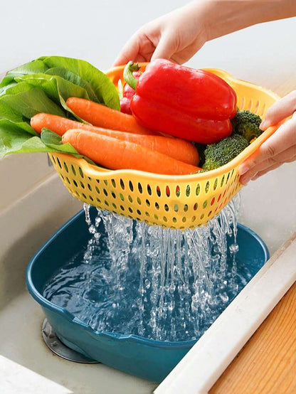 Kit Escorredor Multifuncional  Frutas e Verduras