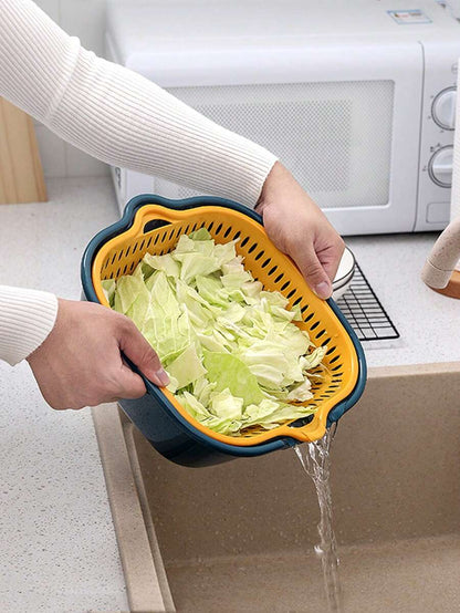 Kit Escorredor Multifuncional  Frutas e Verduras