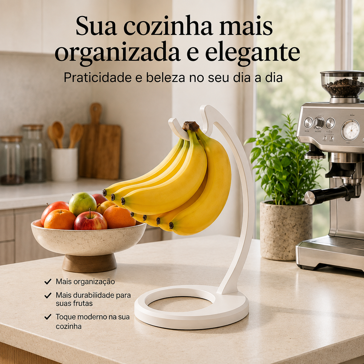 Suporte para Bananas Conserva Frutas