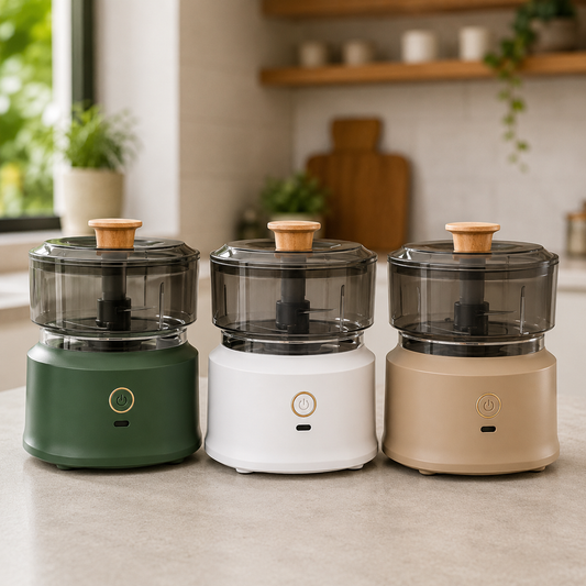 Mini Triturador Elétrico Recarregável USB 230ml – Moedor e Processador
