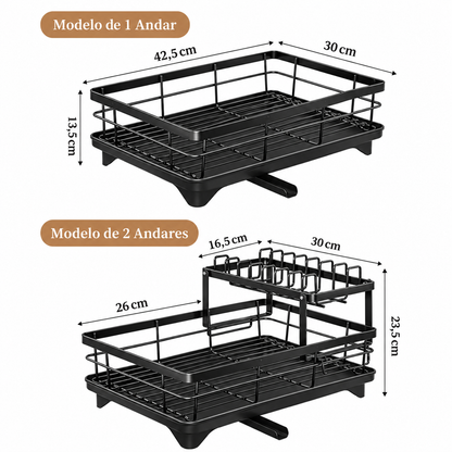Escorredor De Louça Rack 2 Andares Housee