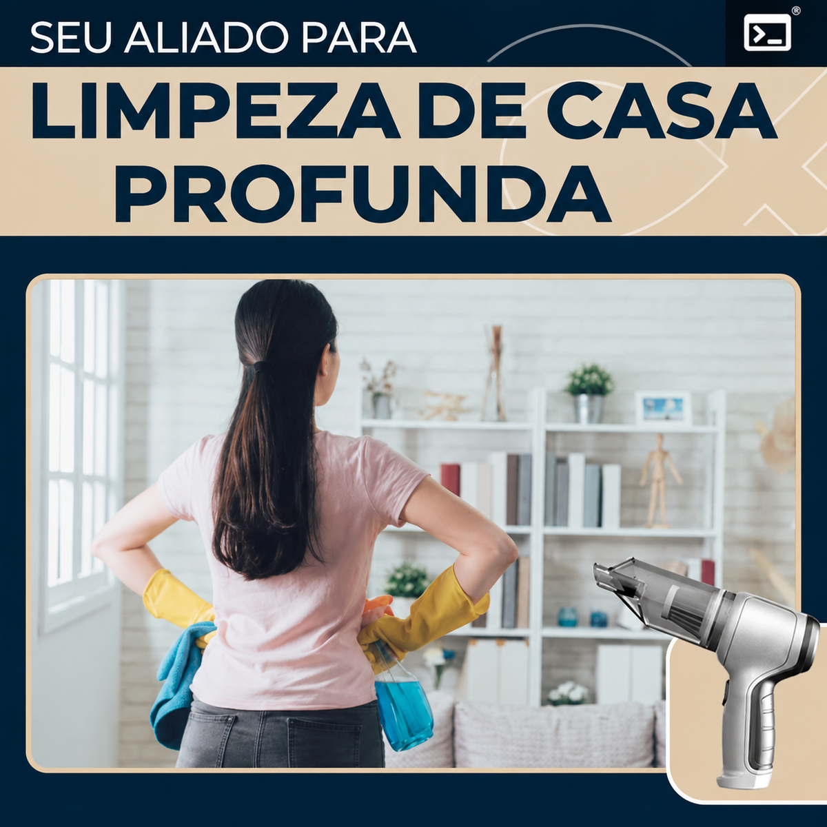 Mini Aspirador De Pó 3 Em 1 Sem Fio USB
