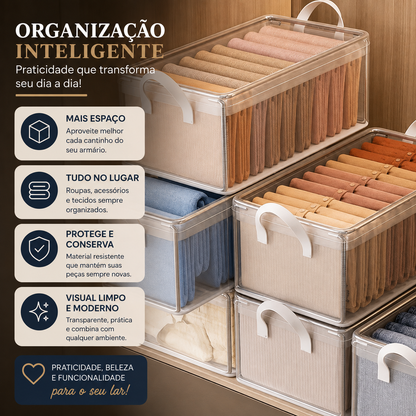 Caixa Organizadora Dobrável Impermeável – Roupas e Acessórios