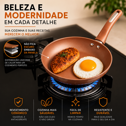 Frigideira Cerâmica Antiaderente Housee