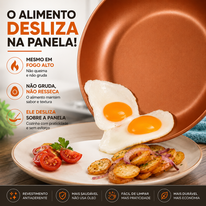 Frigideira Cerâmica Antiaderente Housee