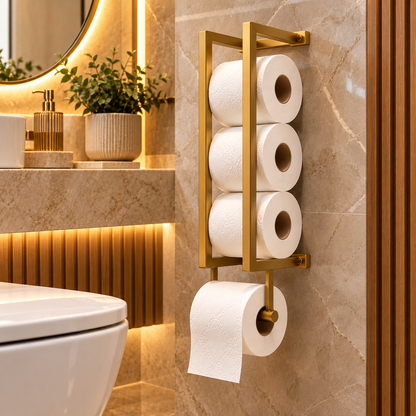 Porta Papel Higiênico De Parede Moderno Housee