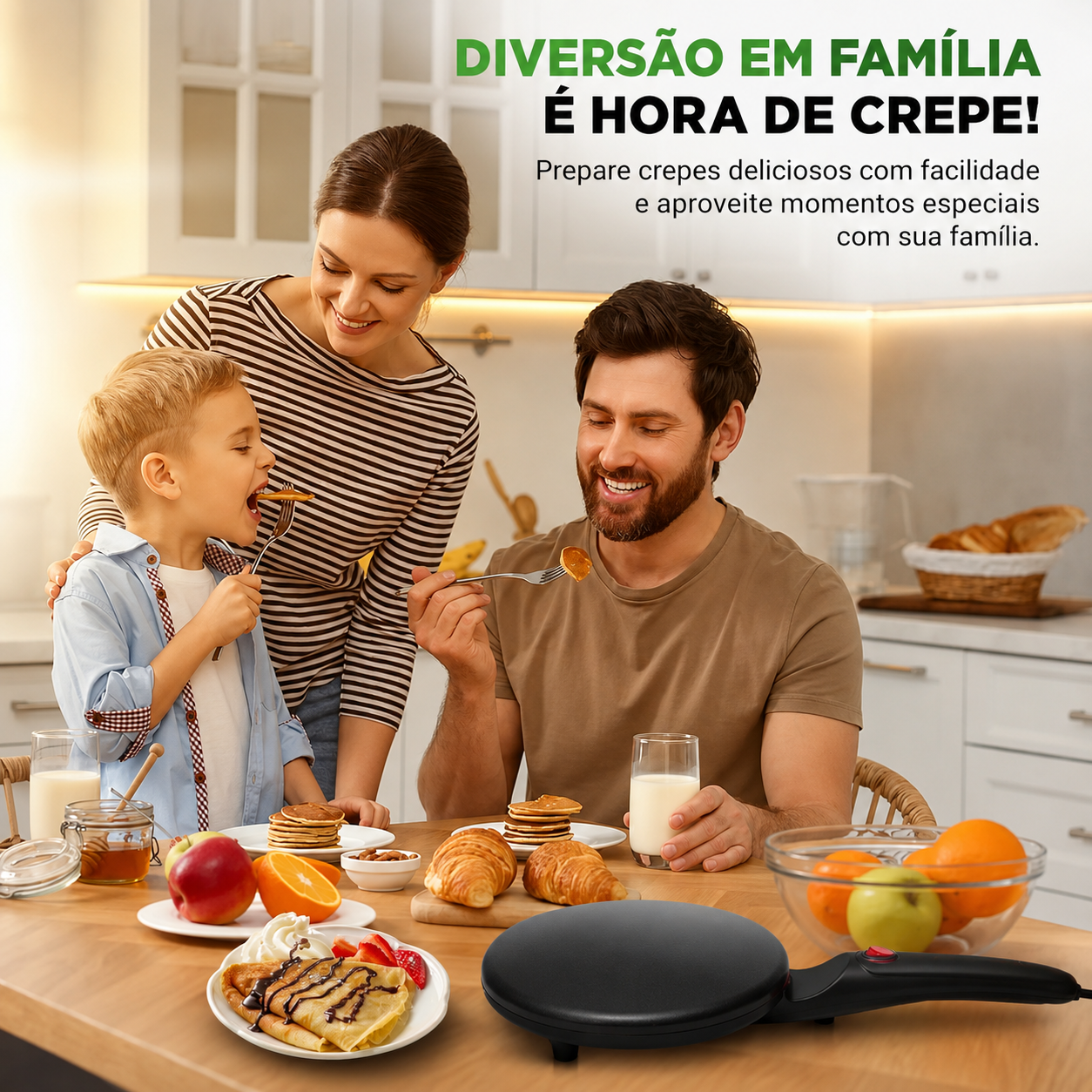 Crepeira e Panquequeira Elétrica Housee