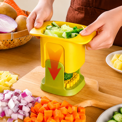 Cortador e Fatiador Manual de Legumes e Frutas – Multiuso para Cozinha