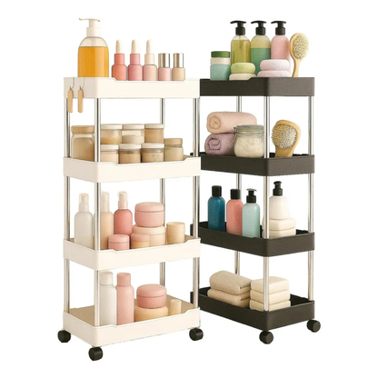 Organizador Multiuso com Rodinhas – Mais Espaço e Organização para sua Cozinha