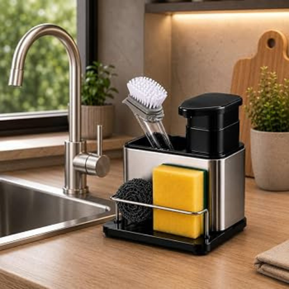 Dispenser de Detergente com Organizador