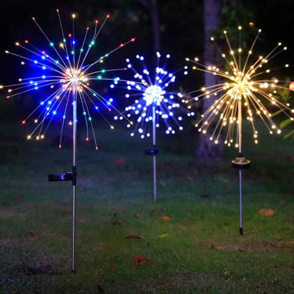 Luminária Led Solar Fogos de Artifício