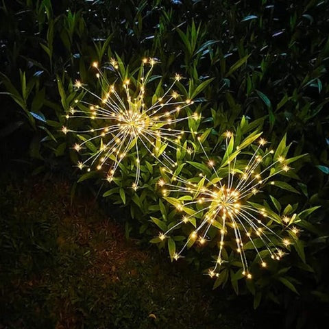 Luminária Led Solar Fogos de Artifício