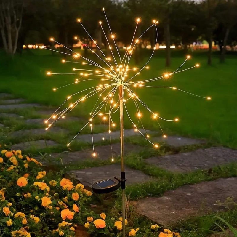 Luminária Led Solar Fogos de Artifício