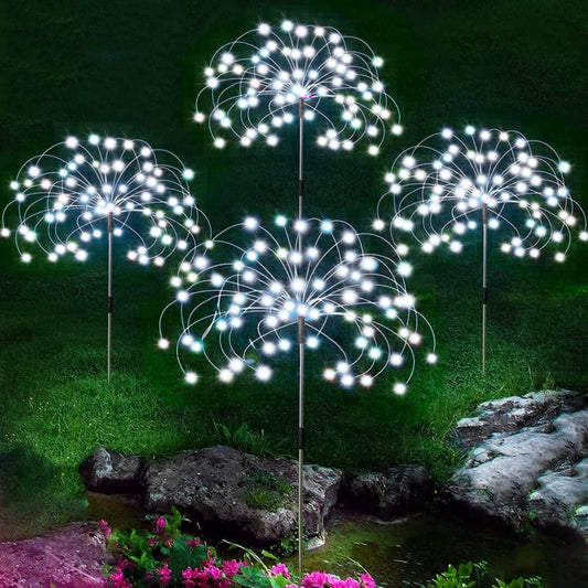 Luminária Led Solar Fogos de Artifício