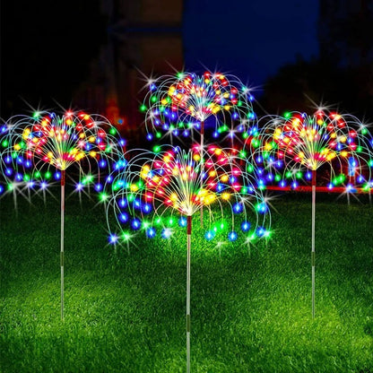 Luminária Led Solar Fogos de Artifício