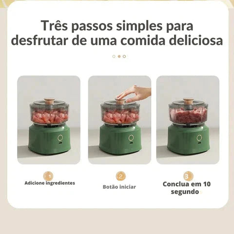 Mini Moedor e Triturador Elétrico
