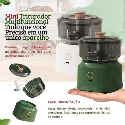 Mini Moedor e Triturador Elétrico