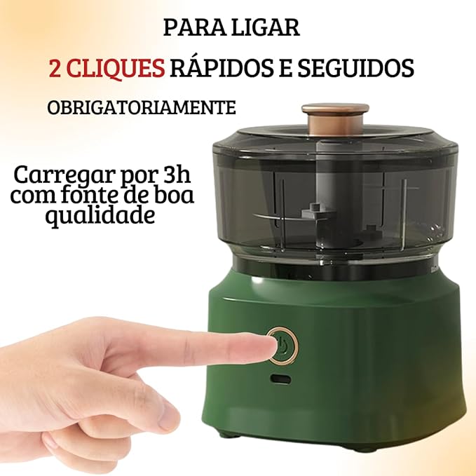Mini Moedor e Triturador Elétrico