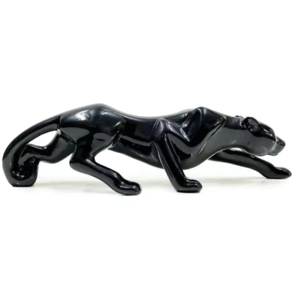 Escultura Pantera Cerâmica