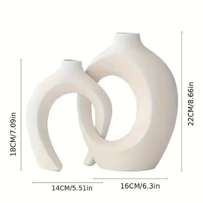 Conjunto Vaso Nórdico Decorativo