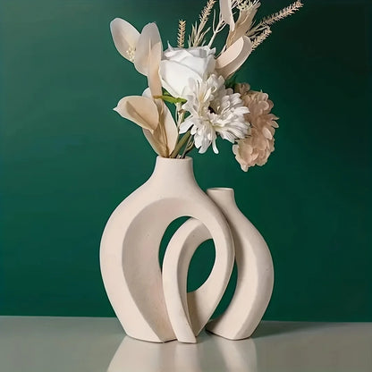 Conjunto Vaso Nórdico Decorativo