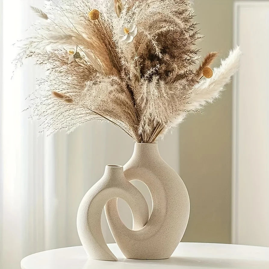 Conjunto Vaso Nórdico Decorativo para Sala