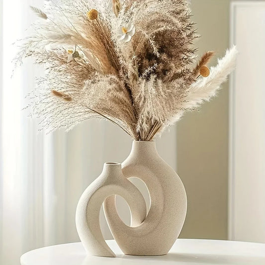 Conjunto Vaso Nórdico Decorativo para Sala
