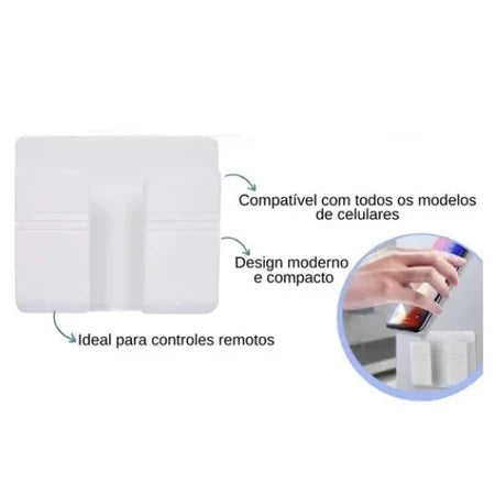 Suporte Organizador Para Celular e Controle Remoto (Kit - 2 Peças)