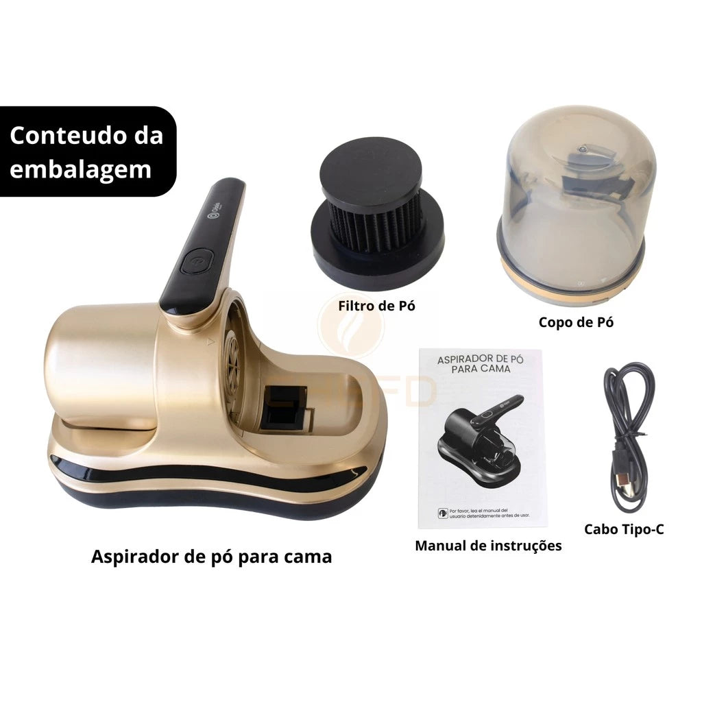 Aspirador Portátil Anti-Ácaro