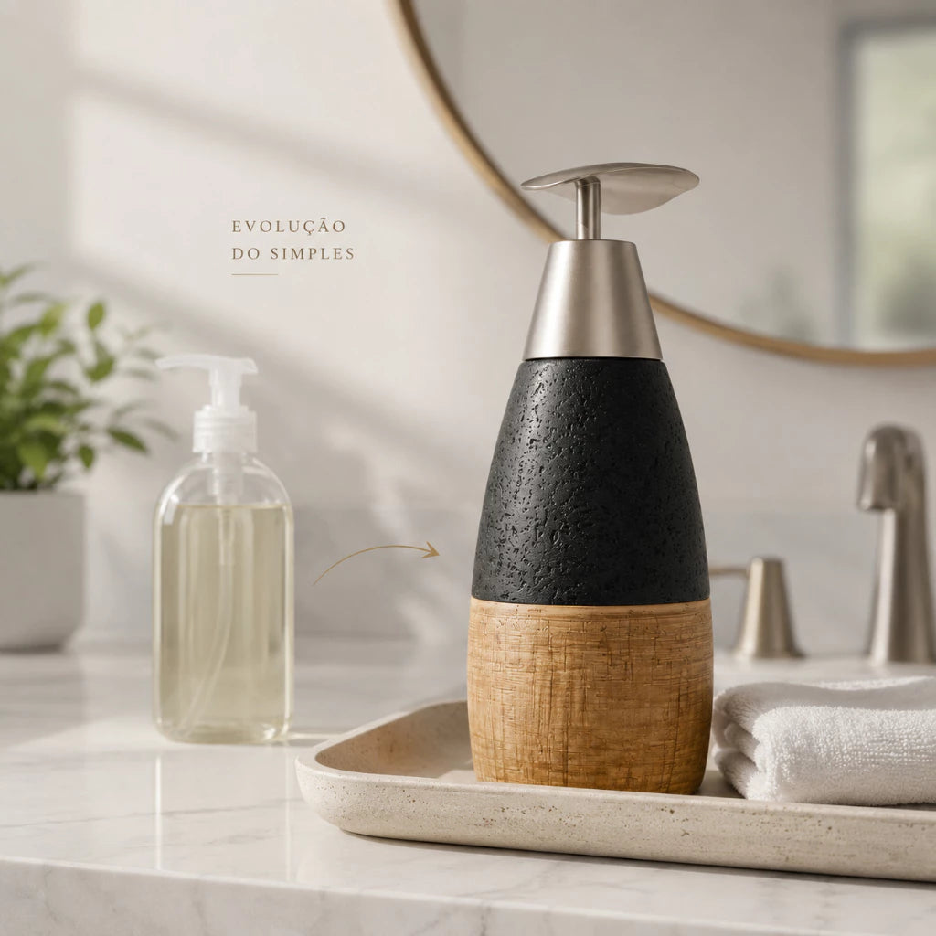 Dispenser Sabonete Líquido De Cerâmica 370ml