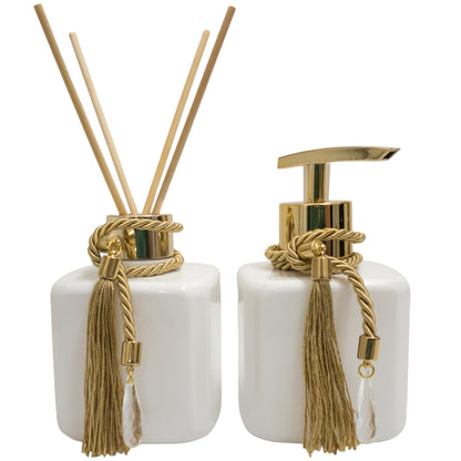 Kit Lavabo 2 Frascos Decorativos Housee