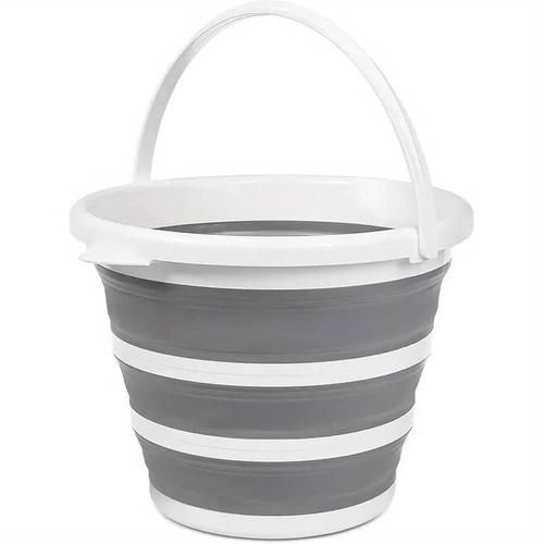 Balde Retrátil Plástico e Silicone